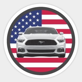 Ford Mustang USA Sticker